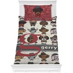 Hipster Dogs Comforter Set - Twin XL (Personalized)