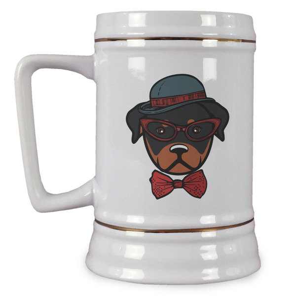Custom Hipster Dogs Beer Stein (Personalized)