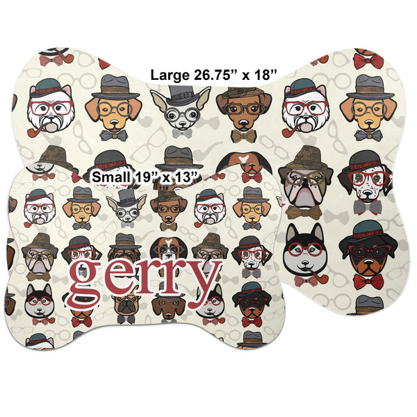 Hipster Dogs Bone Shaped Mat Comparison