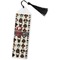 Hipster Dogs Bookmark with tassel - Flat