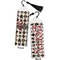 Hipster Dogs Bookmark with tassel - Front and Back