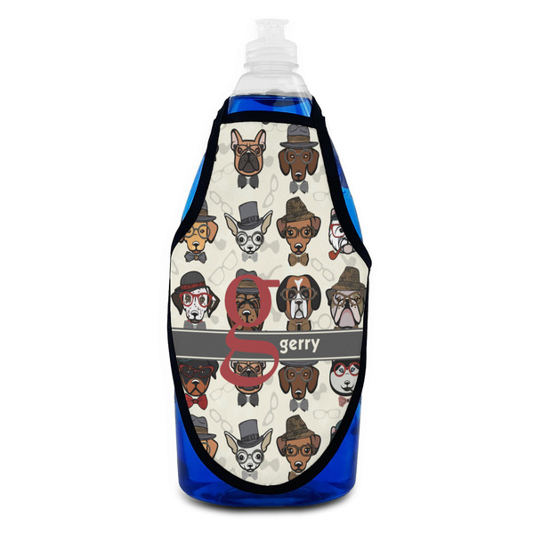 Hipster Dogs Bottle Apron - Soap - FRONT