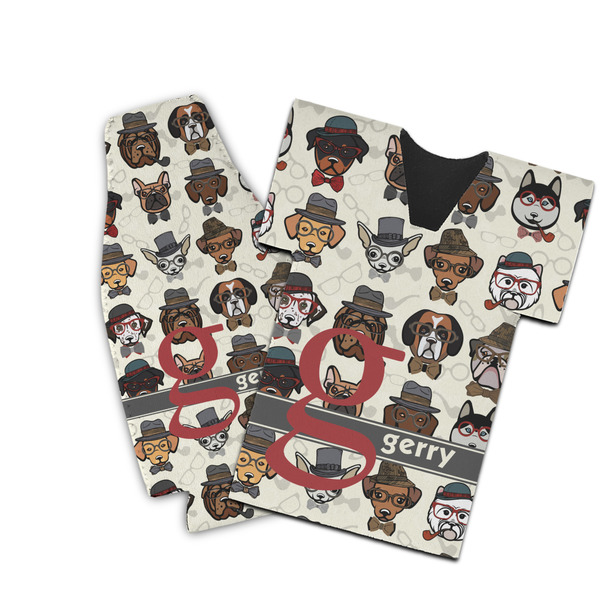 Custom Hipster Dogs Bottle Cooler (Personalized)