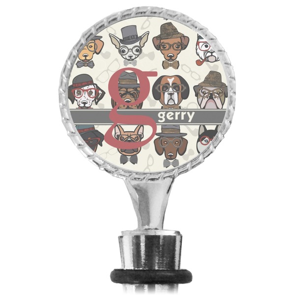 Hipster Dogs Bottle Stopper Main View