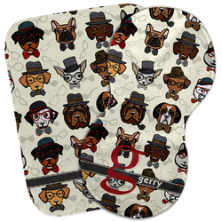 Hipster Dogs Burp Cloth (Personalized)