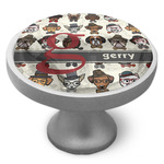 Hipster Dogs Cabinet Knob (Personalized)