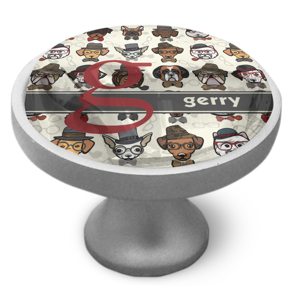 Custom Hipster Dogs Cabinet Knob (Personalized)