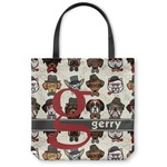 Hipster Dogs Canvas Tote Bag - Small - 13"x13" (Personalized)