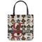 Hipster Dogs Canvas Tote Bag - Small - 13"x13" (Personalized)