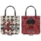 Hipster Dogs Canvas Tote - Front and Back