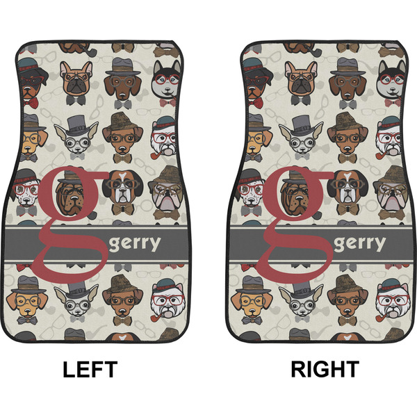 Hipster Dogs Car Mat Front - Approval