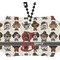 Hipster Dogs Rear View Mirror Ornament (Personalized)