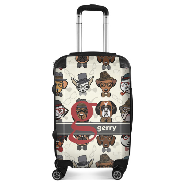 Custom Hipster Dogs Suitcase (Personalized)