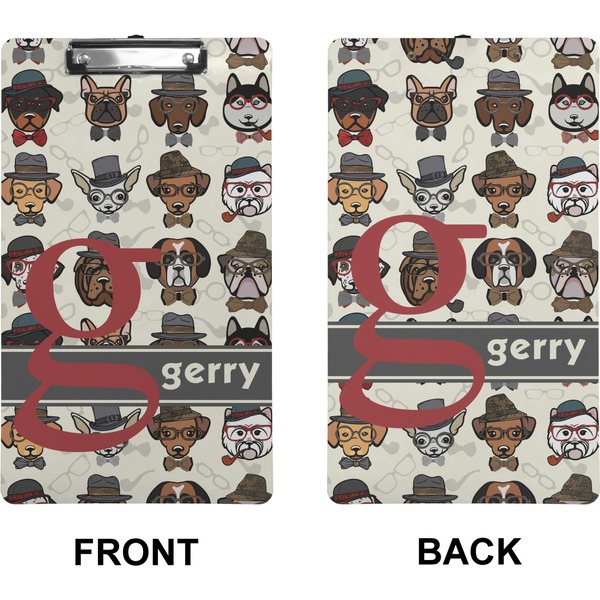 Hipster Dogs Clipboard (Legal) (Front + Back)