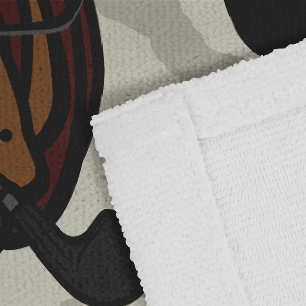 Hipster Dogs Close up of Fabric