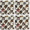 Hipster Dogs Cloth Napkins - Personalized Lunch (APPROVAL) Set of 4