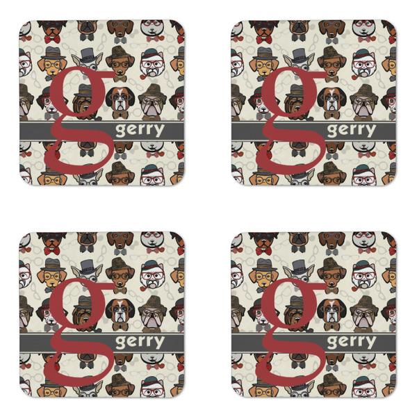 Hipster Dogs Coaster Set - APPROVAL