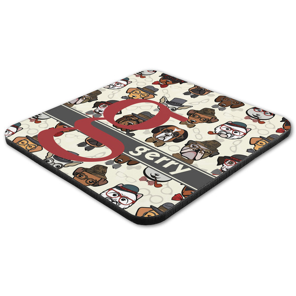 Hipster Dogs Coaster Set - FLAT (one)
