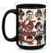 Hipster Dogs Coffee Mug - 15 oz - Black