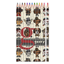 Hipster Dogs Colored Pencils (Personalized)
