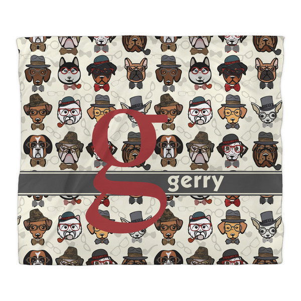 Hipster Dogs Comforter - King - Front