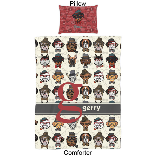 Hipster Dogs Comforter Set - Twin - Approval