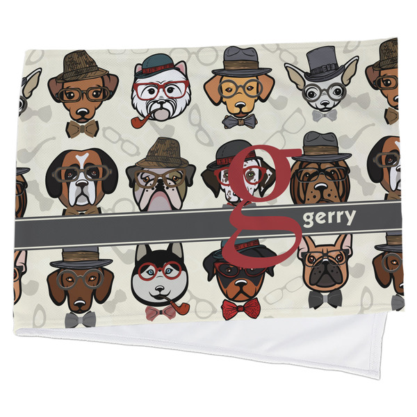 Custom Hipster Dogs Cooling Towel (Personalized)