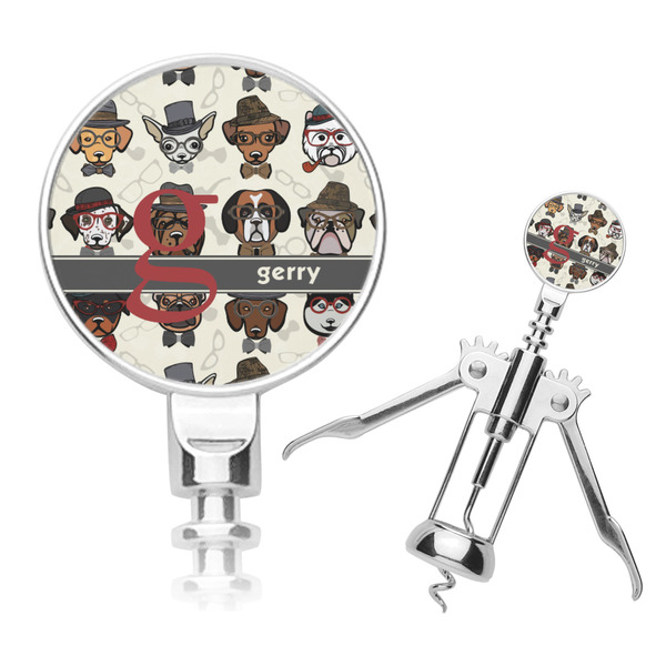 Custom Hipster Dogs Corkscrew (Personalized)