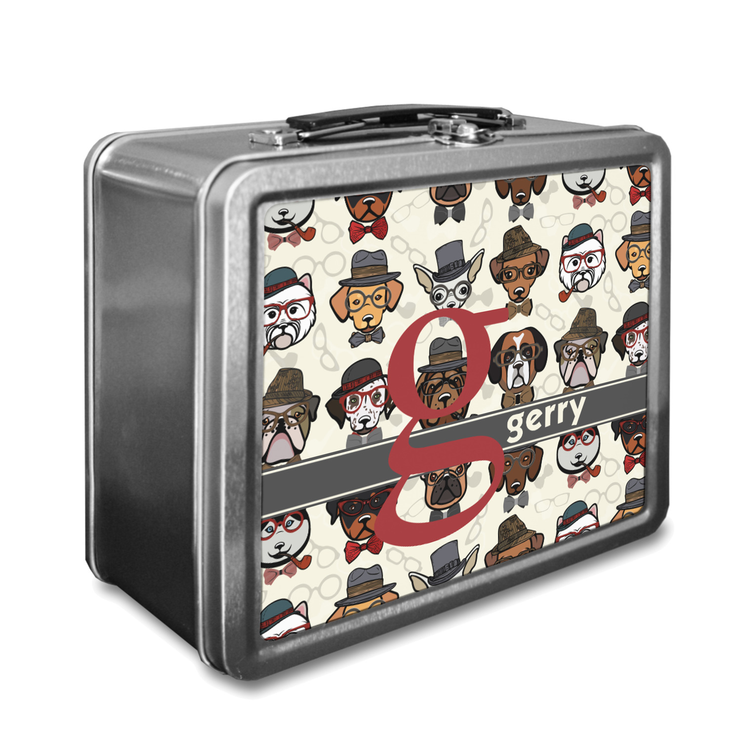 Hipster Dogs Lunch Box (Personalized) YouCustomizeIt