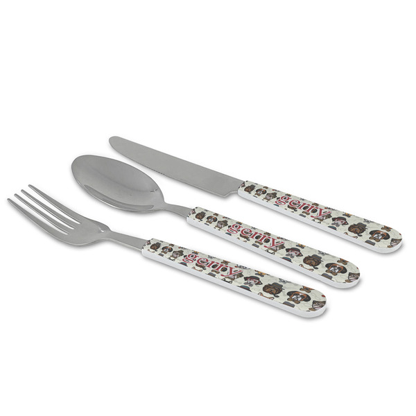 Hipster Dogs Cutlery Set - MAIN