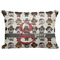 Hipster Dogs Decorative Baby Pillowcase - 16"x12" w/ Name and Initial