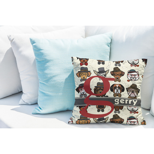 Hipster Dogs Decorative Pillow Case - LIFESTYLE 2