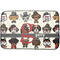 Hipster Dogs Dish Drying Mat w/ Name and Initial