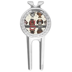 Hipster Dogs Golf Divot Tool & Ball Marker (Personalized)