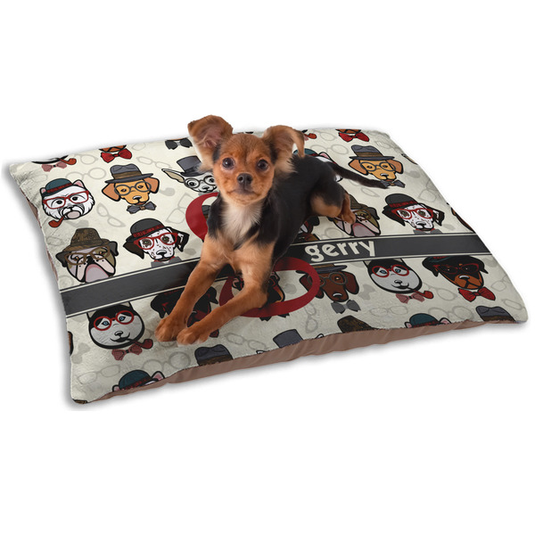 Hipster Dogs Dog Bed - Small LIFESTYLE