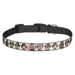Hipster Dogs Dog Collar - Medium (Personalized)