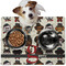 Hipster Dogs Dog Food Mat - Medium LIFESTYLE
