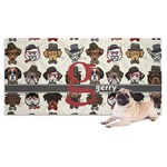 Hipster Dogs Dog Towel (Personalized)