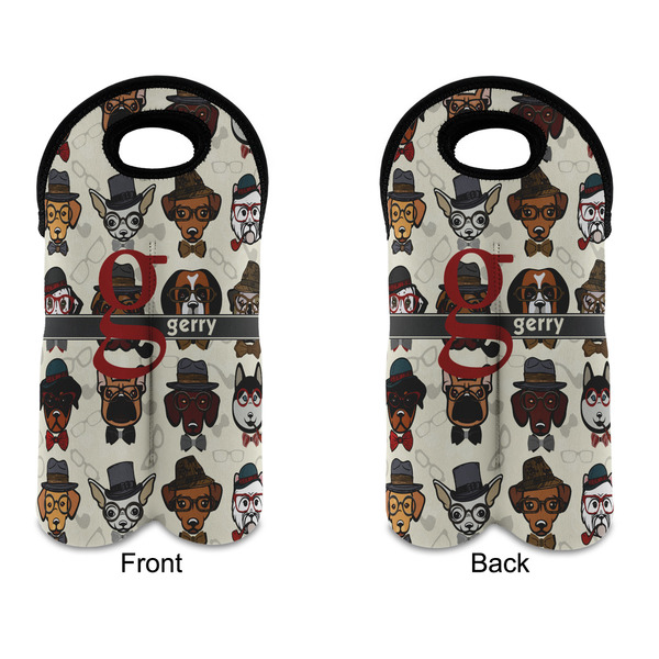 Hipster Dogs Double Wine Tote - APPROVAL (new)