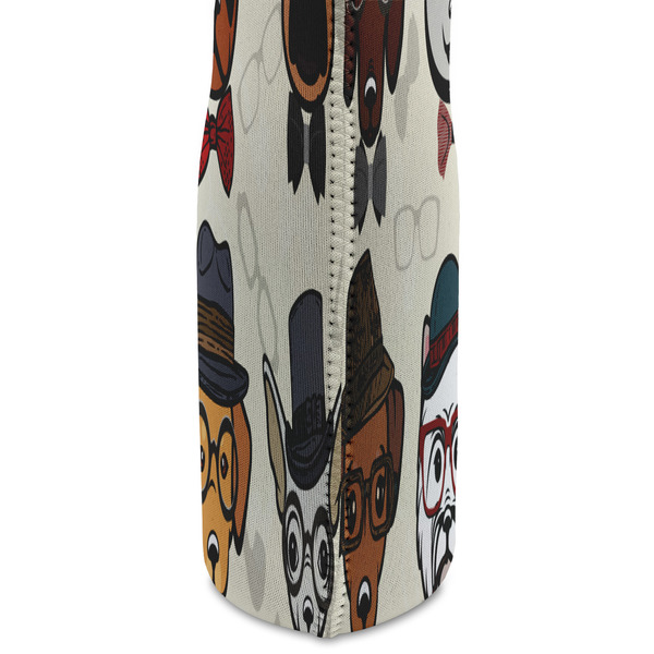 Hipster Dogs Double Wine Tote - DETAIL 2 (new)