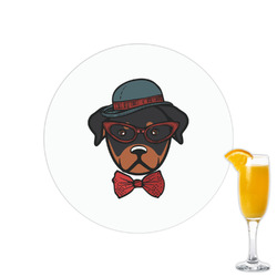 Hipster Dogs Printed Drink Topper - 2.15"