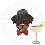 Hipster Dogs Printed Drink Topper - 3.5"