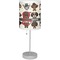 Hipster Dogs Lamp with Drum Shade (Personalized)