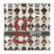 Hipster Dogs Duvet Cover - Queen - Front