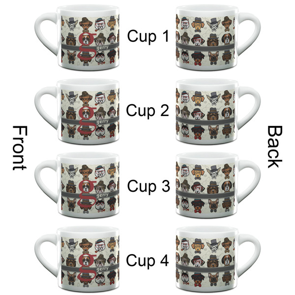 Hipster Dogs Espresso Cup - 6oz (Double Shot Set of 4) APPROVAL