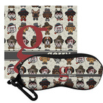 Hipster Dogs Eyeglass Case & Cloth (Personalized)