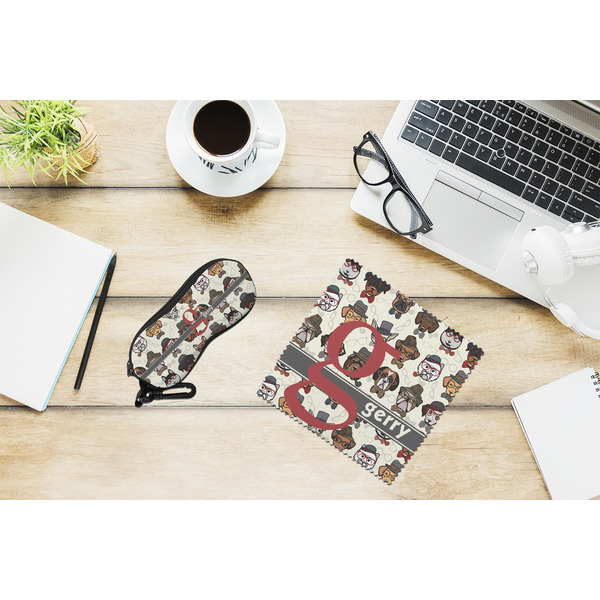 Hipster Dogs Eyeglass Case and Cloth Set - LIFESTYLE