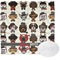 Hipster Dogs Washcloth (Personalized)