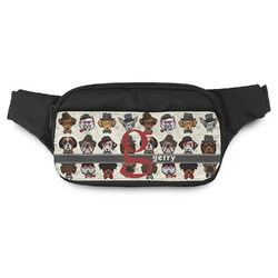 Hipster Dogs Fanny Pack - Modern Style (Personalized)