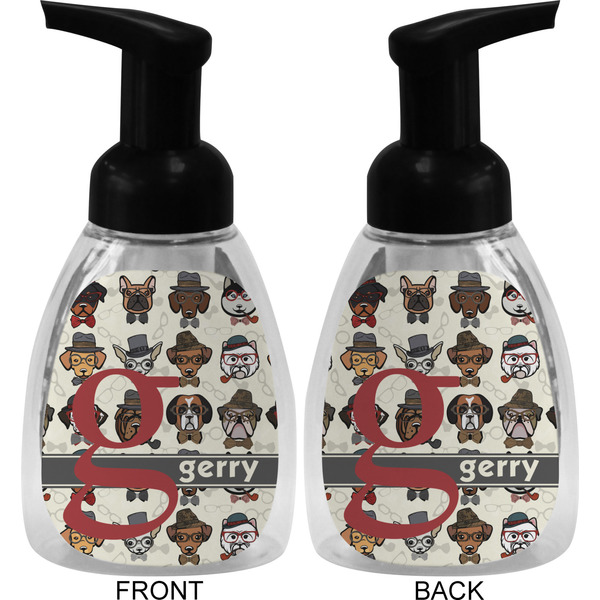 Hipster Dogs Foam Soap Bottle (Front & Back)